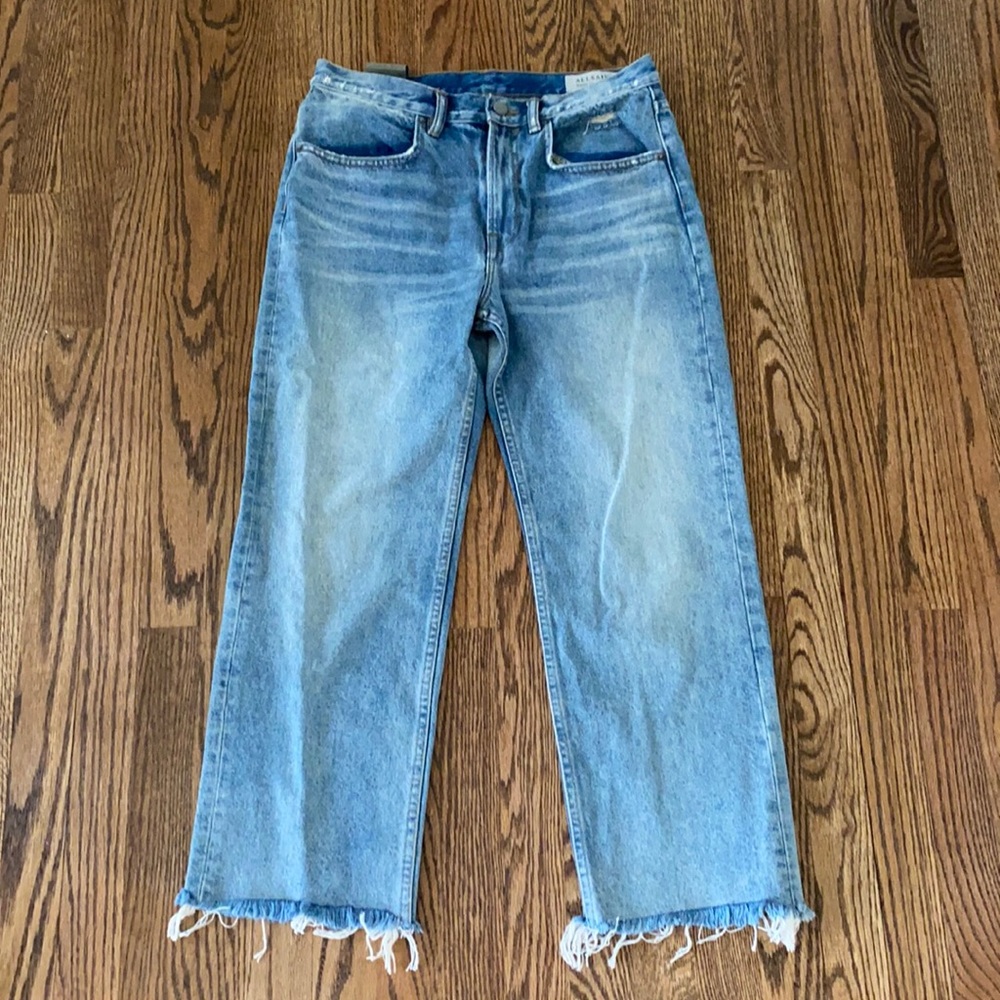 All Saints Mazzy Straight Leg high rise Jeans 29